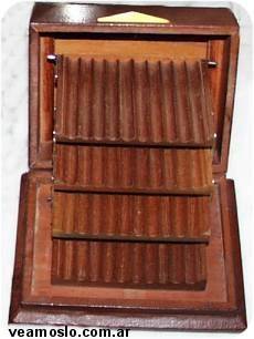 cigarrera de madera