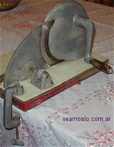 cortadora de fiambre manual