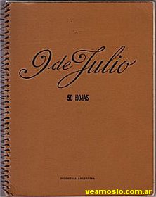 cuaderno 9 de Julio