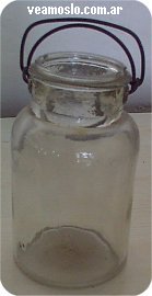 frasco de vidrio