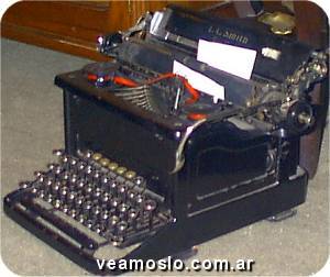 m&aacute;quina de escribir